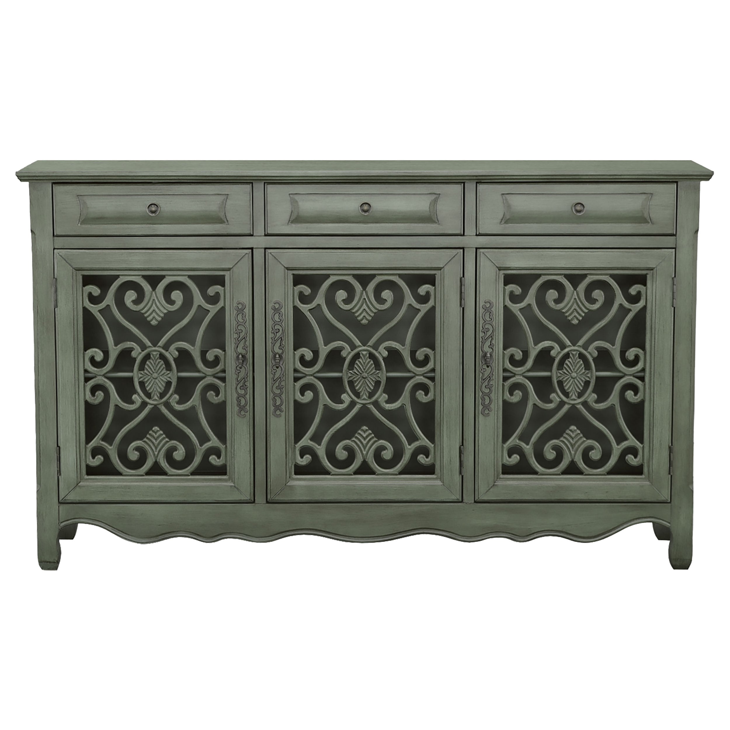 Coaster Madeline 3-drawer Scrollwork Accent Cabinet