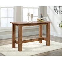 Farmhouse Counter Height Kitchen Dining Table - Vintage Oak