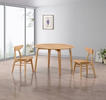 Winners Only Uptown DU34848N Mid-Century Modern Round Table with ...