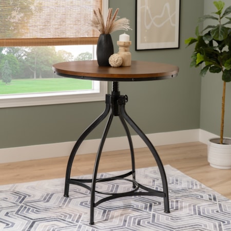 Hawkford Adjustable Bar Table