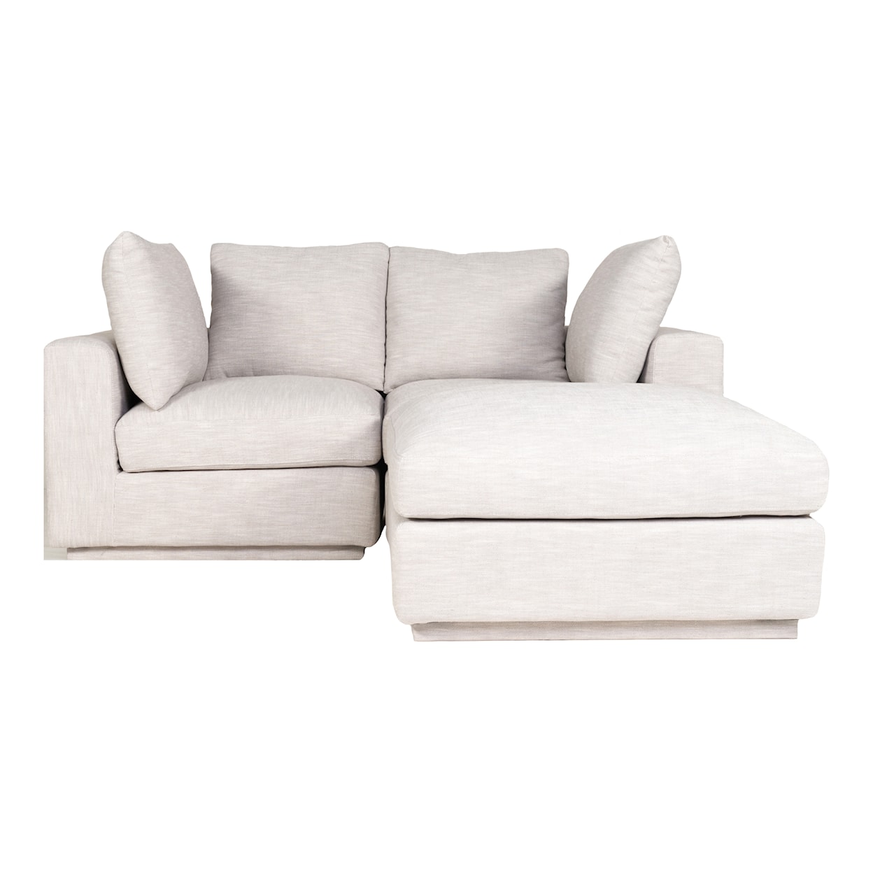 Moe's Home Collection Justin Justin Nook Modular Sectional Taupe