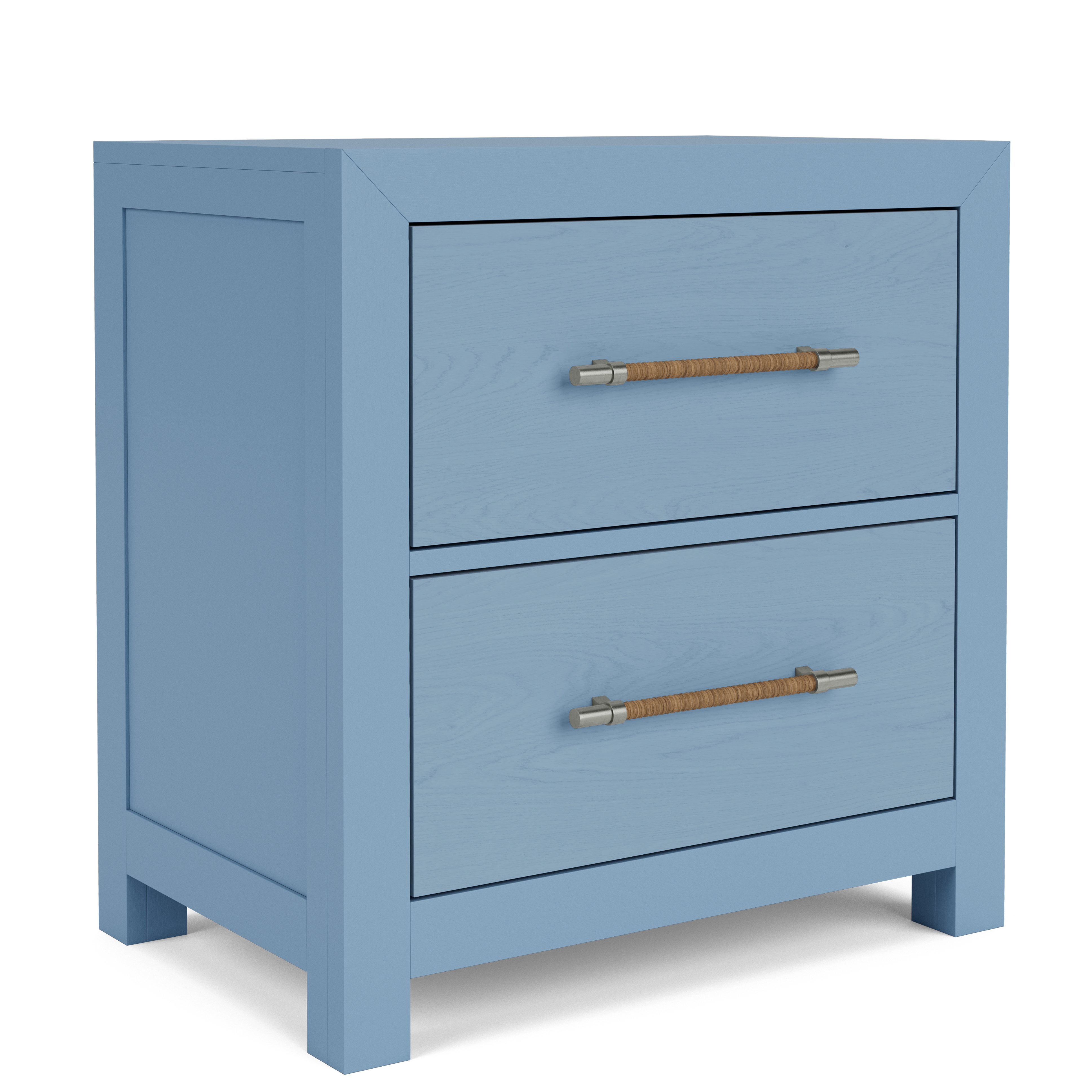 Riverside Furniture Rosalie 319441868 2-Drawer Nightstand-Blue