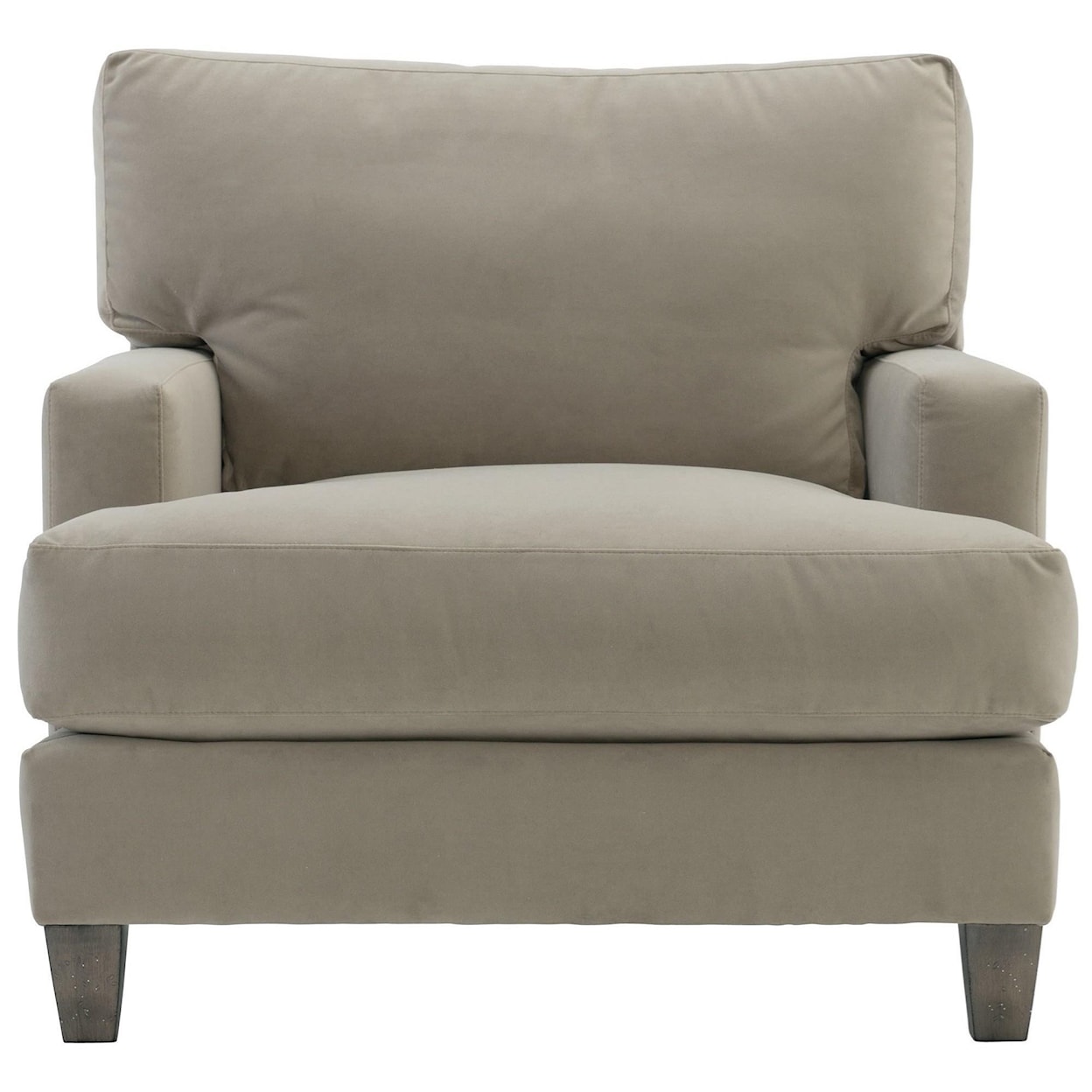 Bernhardt Mila Mila Fabric Chair Without Throw Pillows