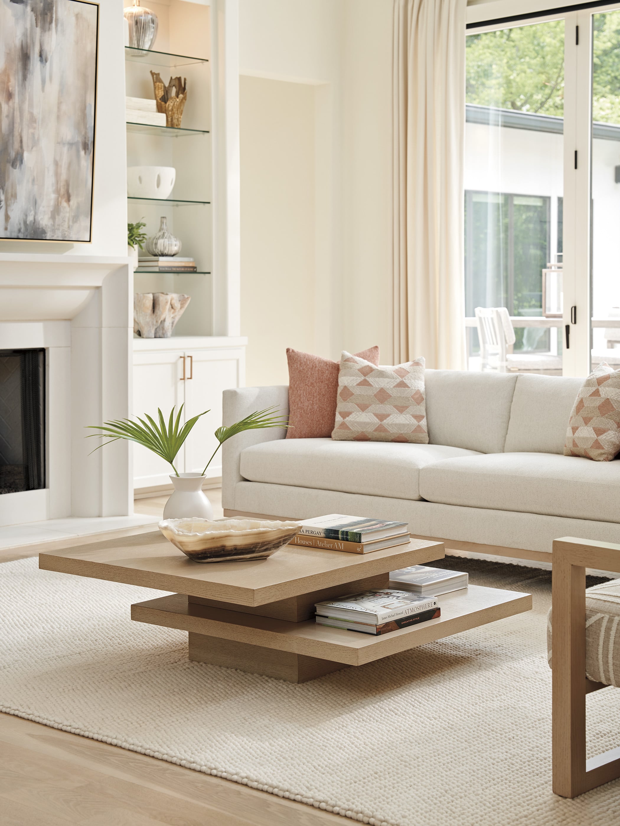 Tommy Bahama Home Sunset Key Prescott Tiered Cocktail Table