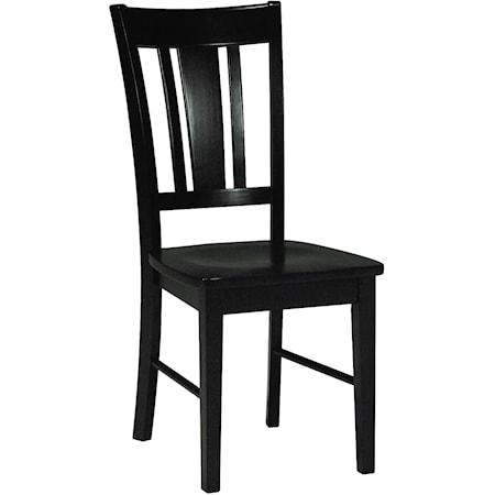 San Remo Side Chair in Black