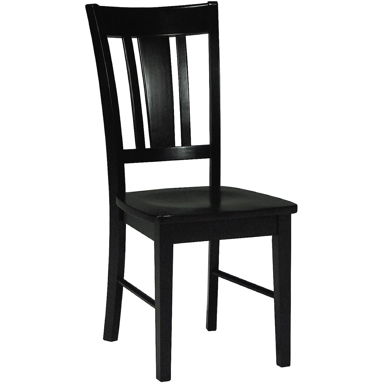 John Thomas Dining Essentials San Remo Side Chair in Black