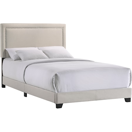 Contemporary Zion Full Upholstered Bed