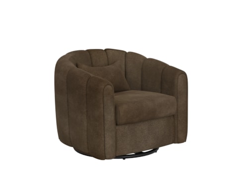Contemporary Swivel Glider Armchair