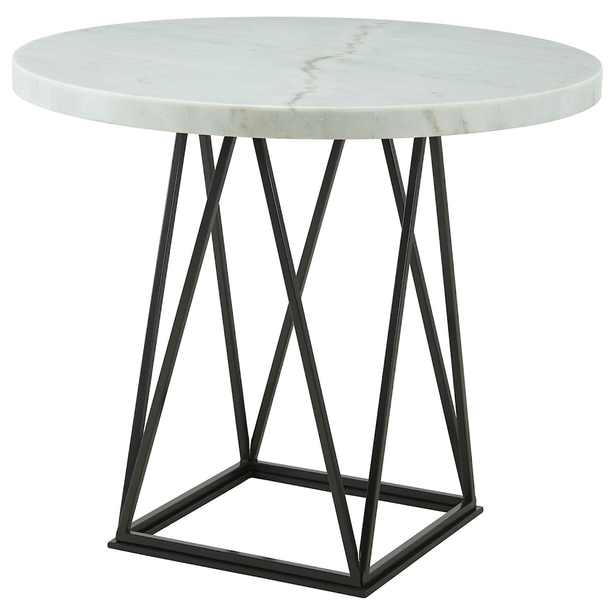 Elements International Riko Round Counter Height Dining Table