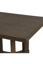 New Classic Cityscape Transitional Rectangular Dining Table