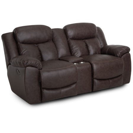 Power Reclining Console Loveseat