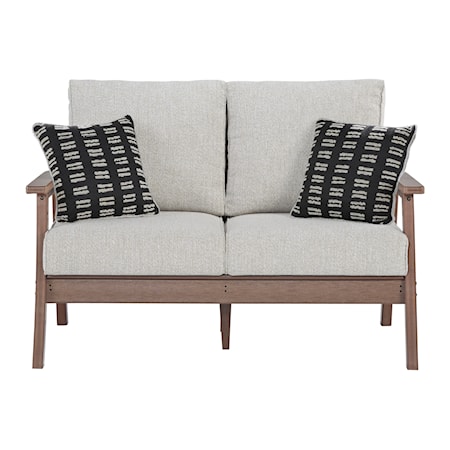 Outdoor Loveseat with Cushion