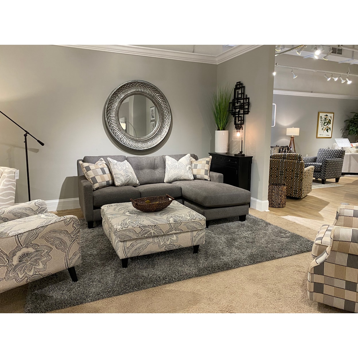 Fusion Furniture 5007B DELTA CLOVE Sofa/Chaise