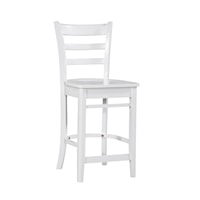 Farmhouse 24" Emily Stool (RTA) in Pure White