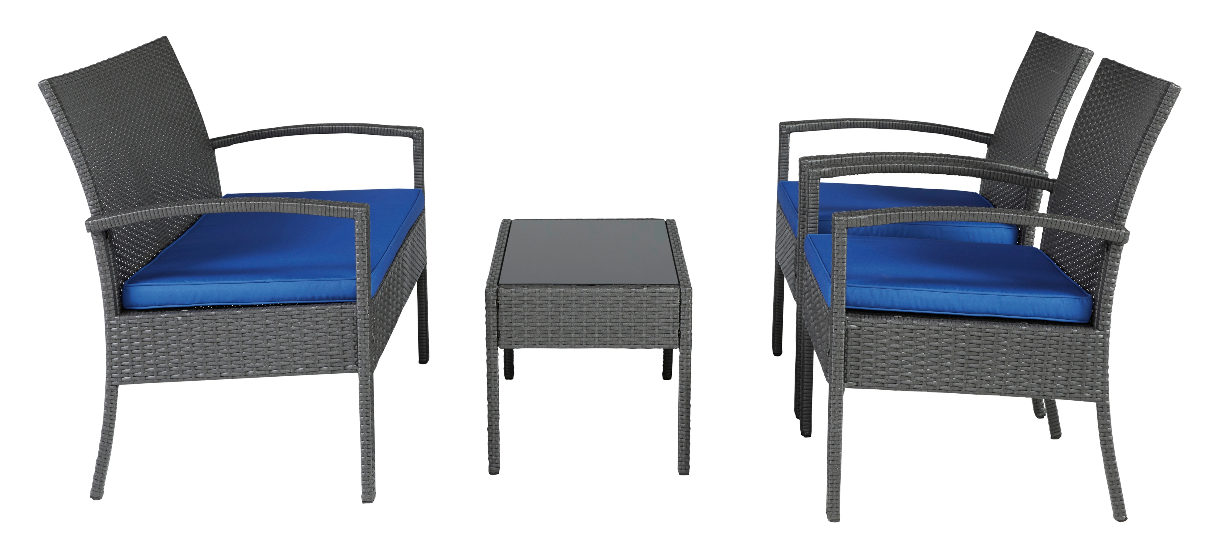 Signature Design by Ashley Alina P328080 Outdoor Loveseat/Chairs/Table