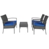 Signature Design by Ashley Alina Outdoor Loveseat/Chairs/Table Set