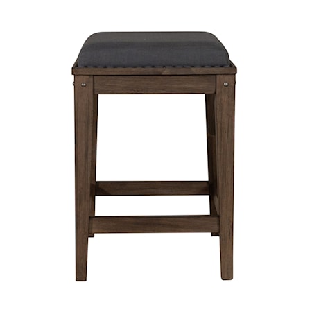 Upholstered Console Stool