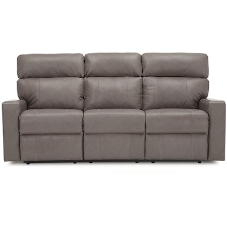 Oakwood Contemporary Apartment-Size Manual Reclining Sofa