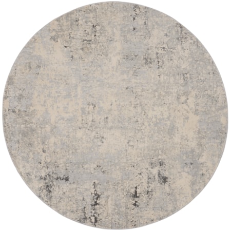7'10" Round  Rug