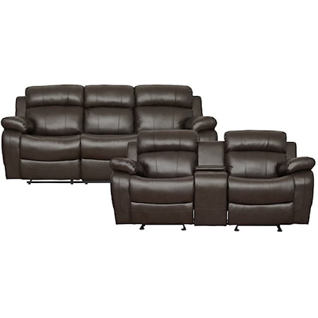 2-Piece Reclining Living Room Set