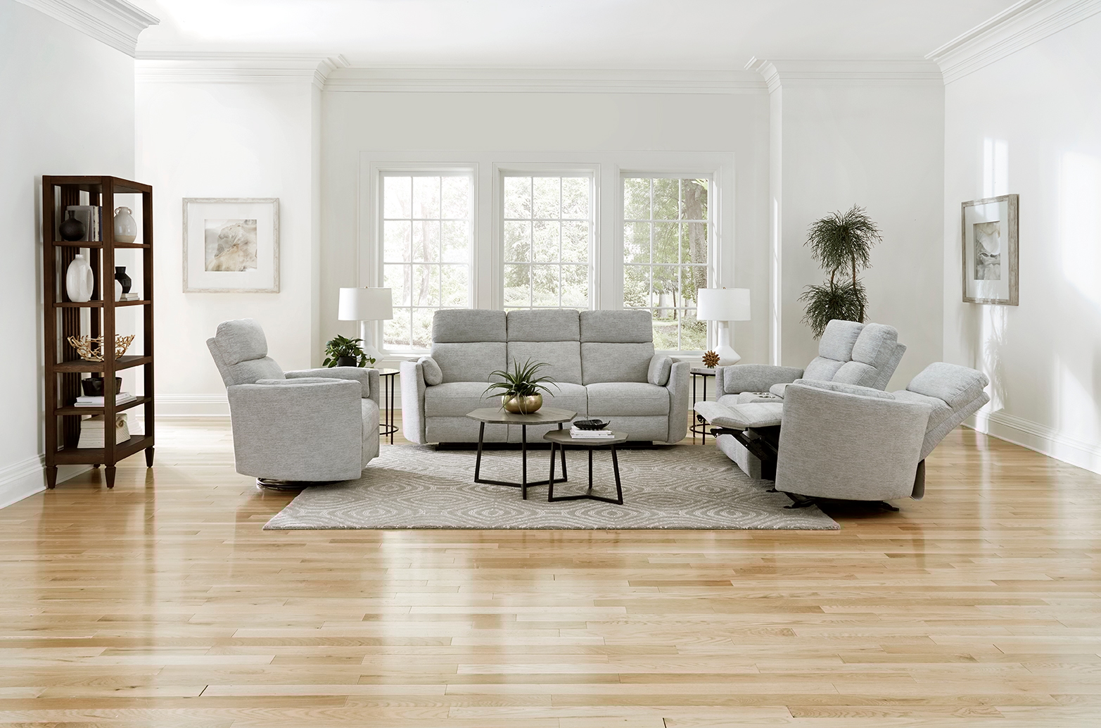 Parker Living Radius Power Reclining Glider Loveseat