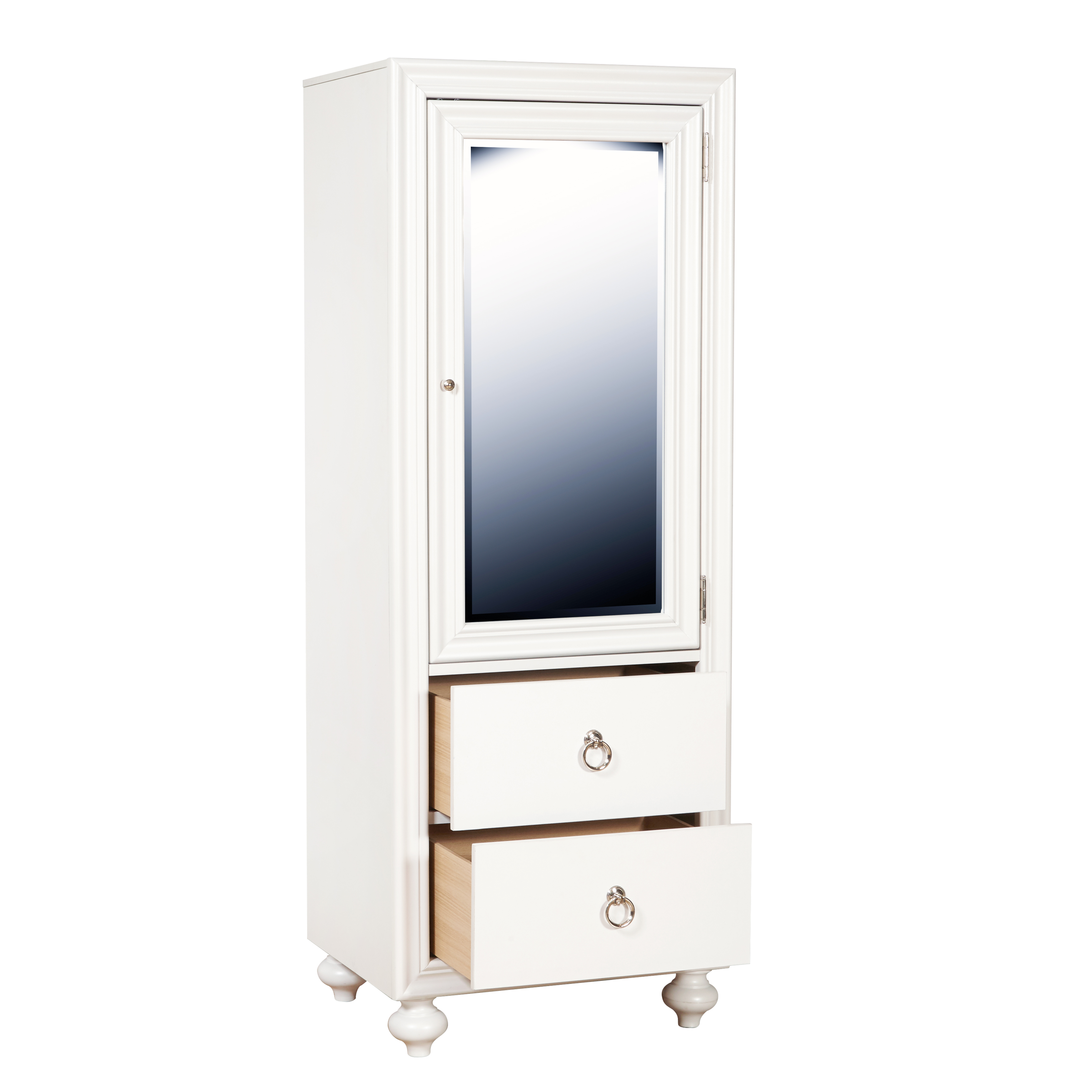 Samuel Lawrence Bella White Youth 2-Drawer Wardrobe