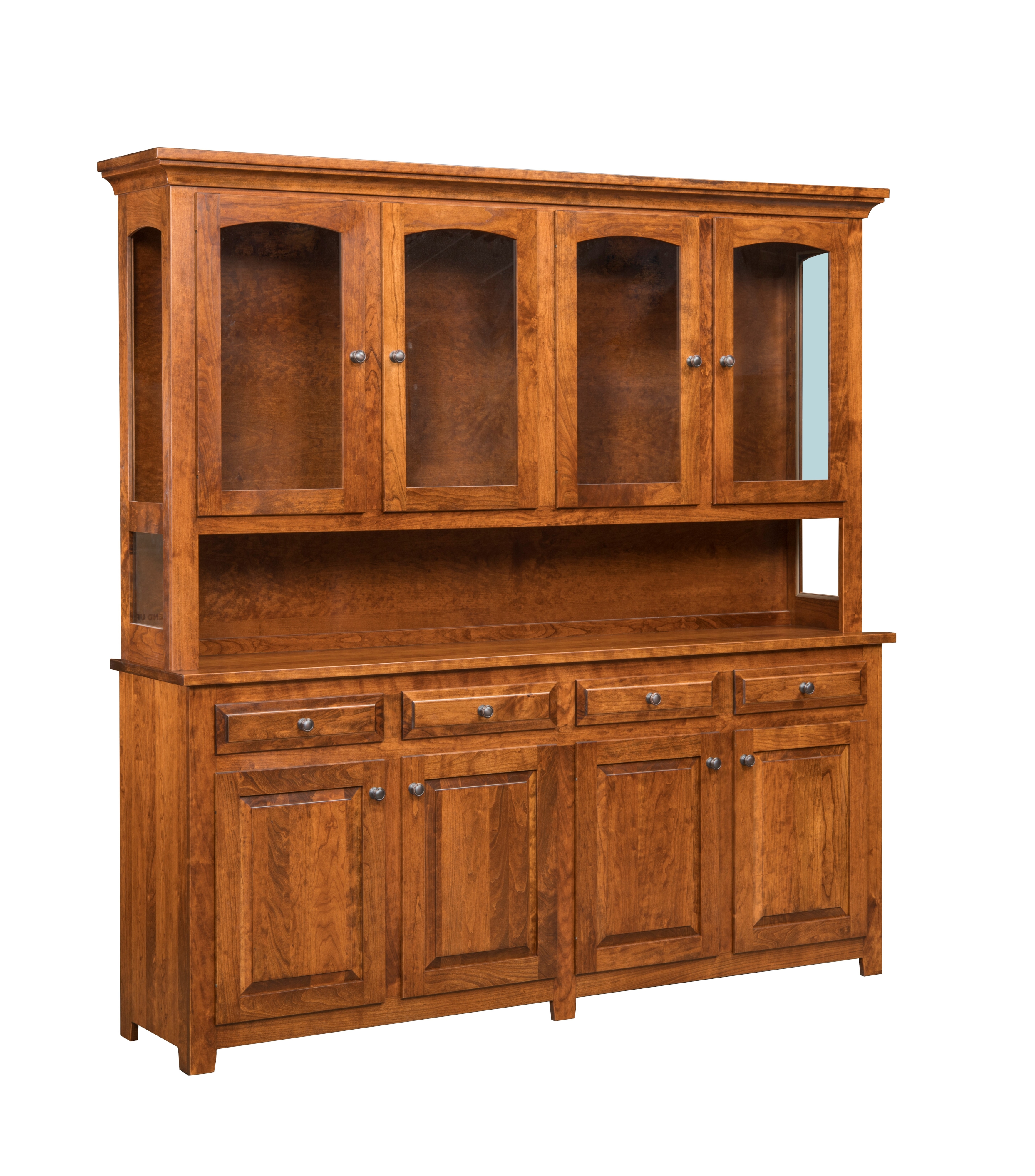Custom Amish 4-Door Hutch Base