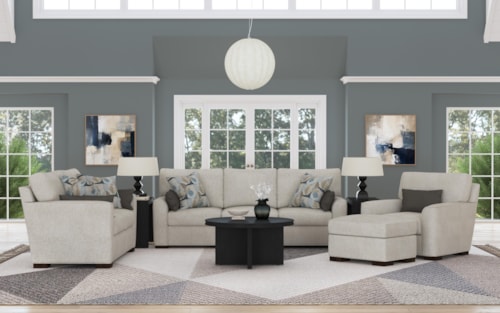Contemporary 4-Piece Living Room Set