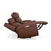 Flexsteel Barnett Power Reclining Loveseat with Console