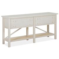 Coastal Rectangular Sofa Table