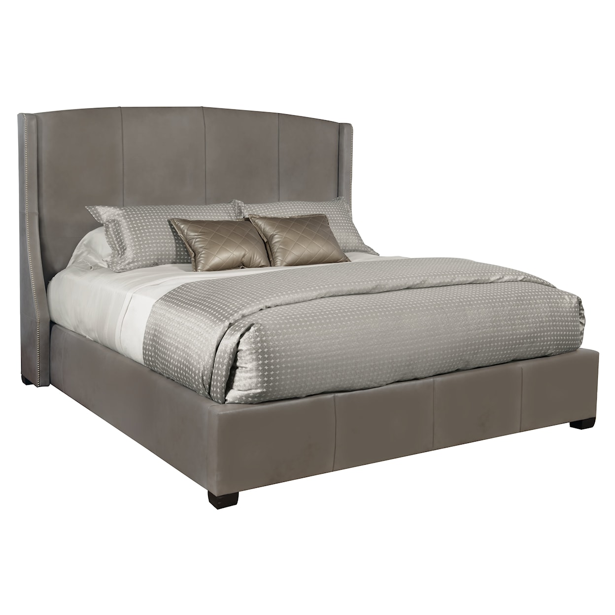 Bernhardt Bernhardt Interiors Cooper Leather Shelter Queen Bed