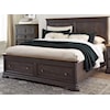Virginia Furniture Market Solid Wood Brossard Collection King Low Profile Bed