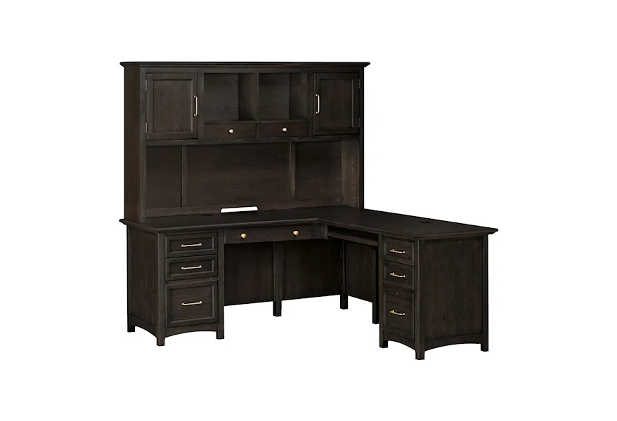 Addison Credenza & Hutch by Winners Only at Mueller Furniture