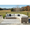 Ashley Furniture Signature Design Calworth 4-Piece Outdoor Sectional
