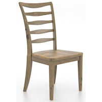 Customizable Dining Side Chair with Ladder Back