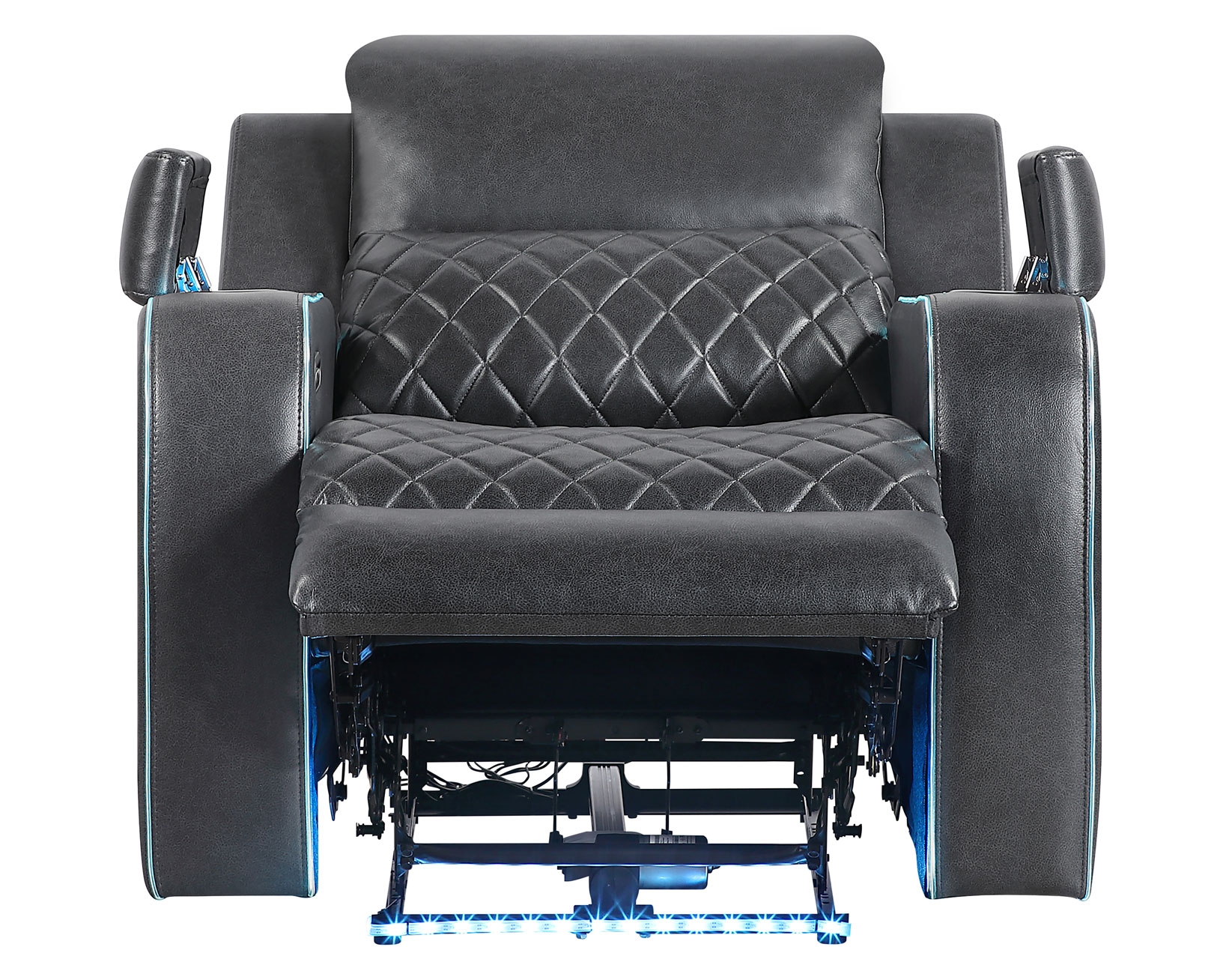 Steve Silver Luna Power Recliner w/Ambient Lighting & Charging