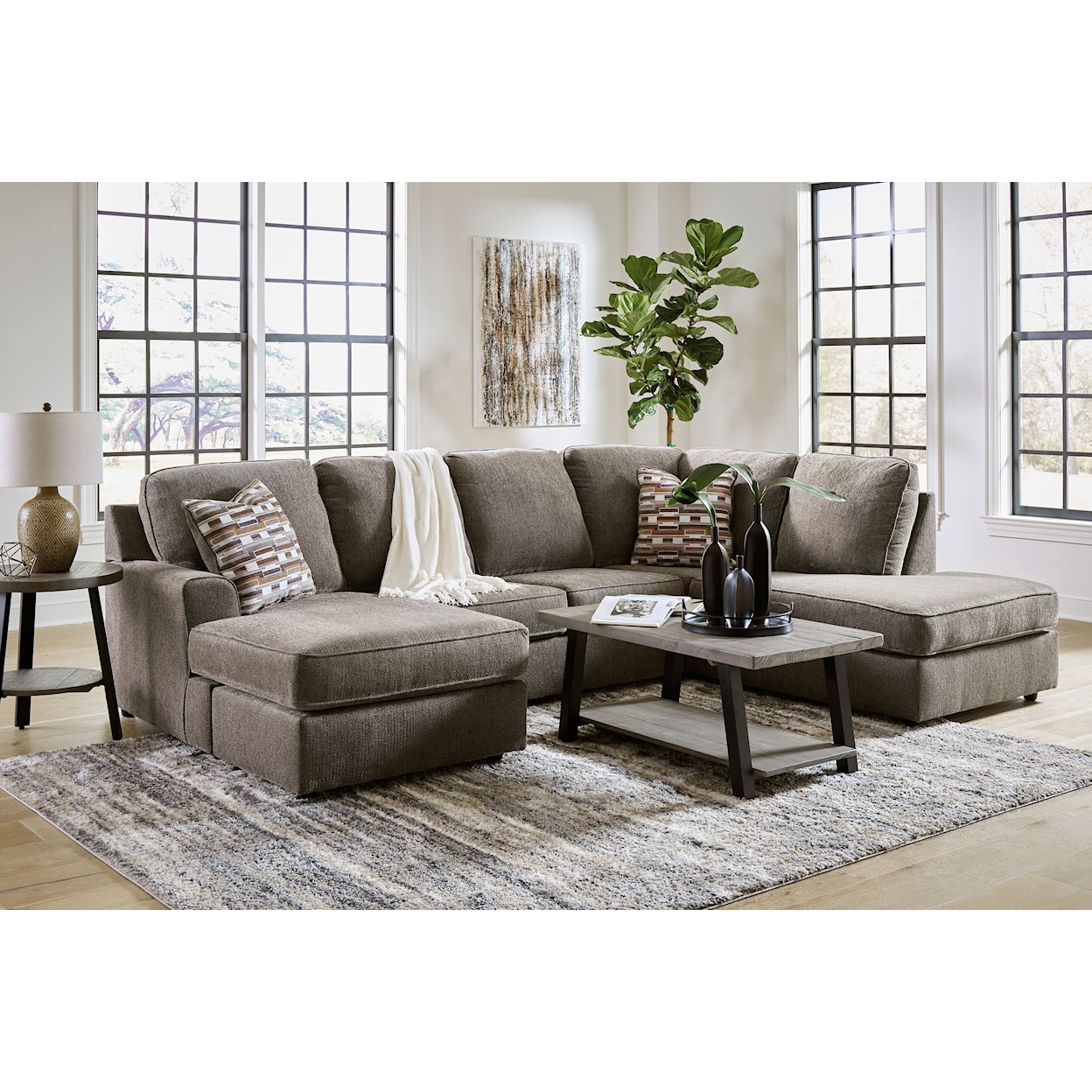 Signature Design by Ashley Furniture O'Phannon 2-Piece Sectional with Chaise