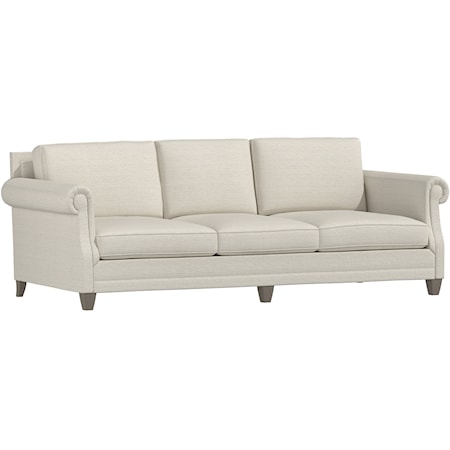 Brae Fabric Sofa without Pillows & Nails