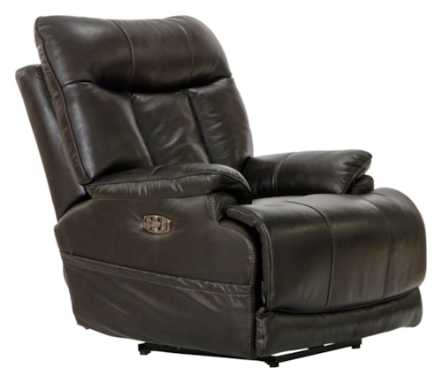 Power Lay Flat Recliner with Power Headrest, Power Lumbar and Extended Ottoman