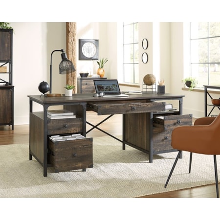 Steel River Double Pedestal Desk