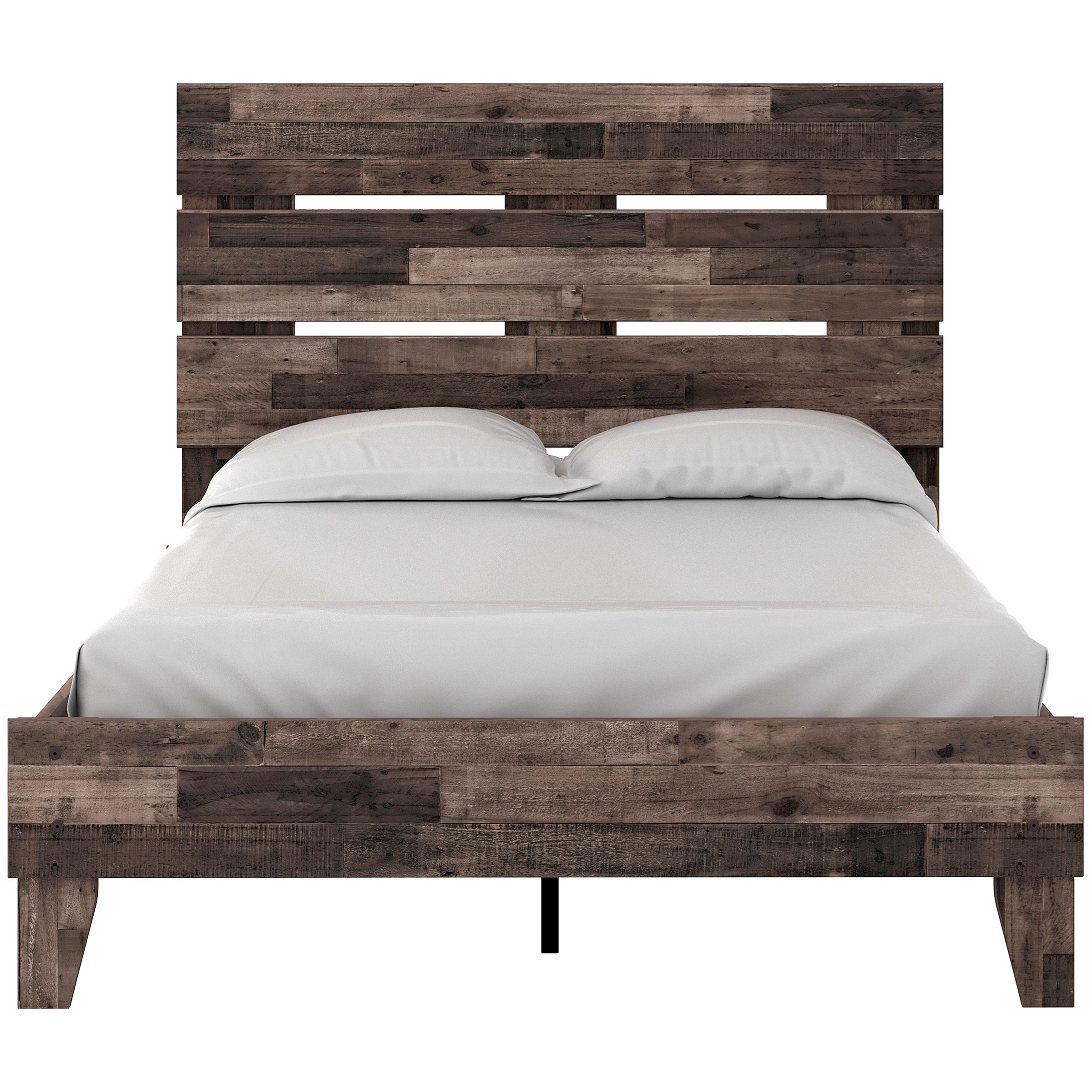 Signature Design By Ashley Neilsville EB2120B2 Rustic Full Platform Bed ...