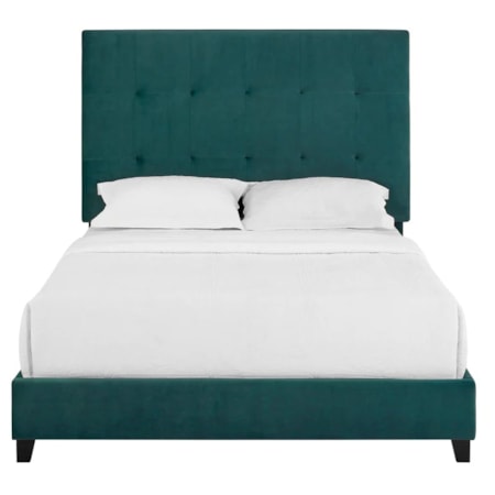 Upholstered Queen Panel Bed