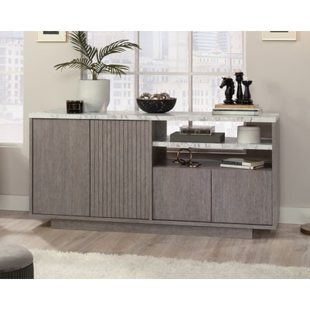 Four-Door TV Credenza