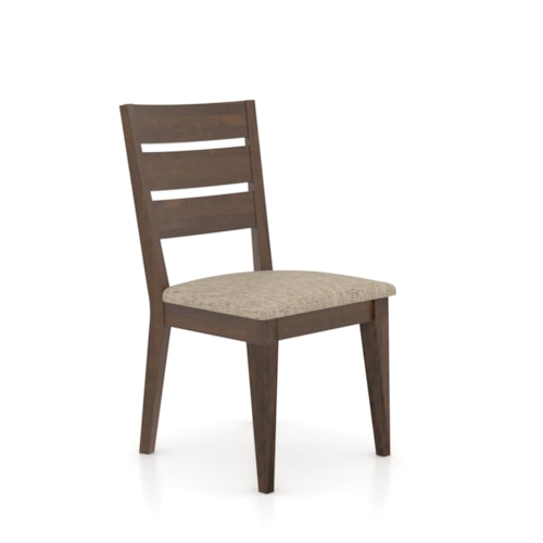 Transitional Ladder-Back Dining Side Chair