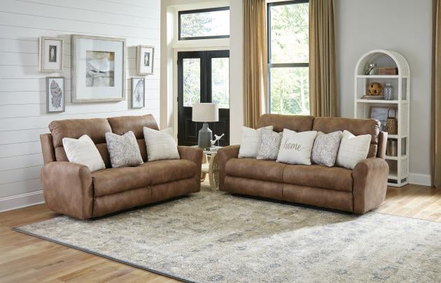 Catnapper 388 Justine Lay Flat Reclining Loveseat