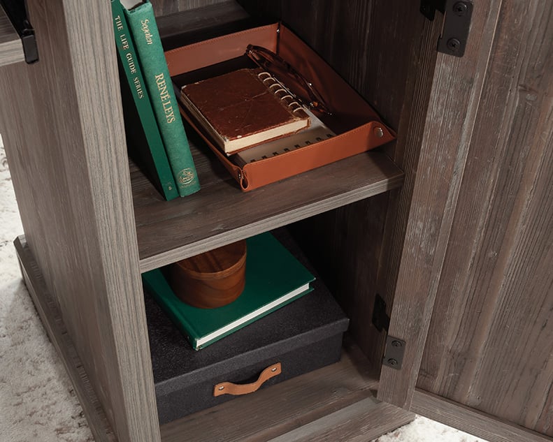 Sauder Aspen Post Aspen L-Shaped Home Office Desk