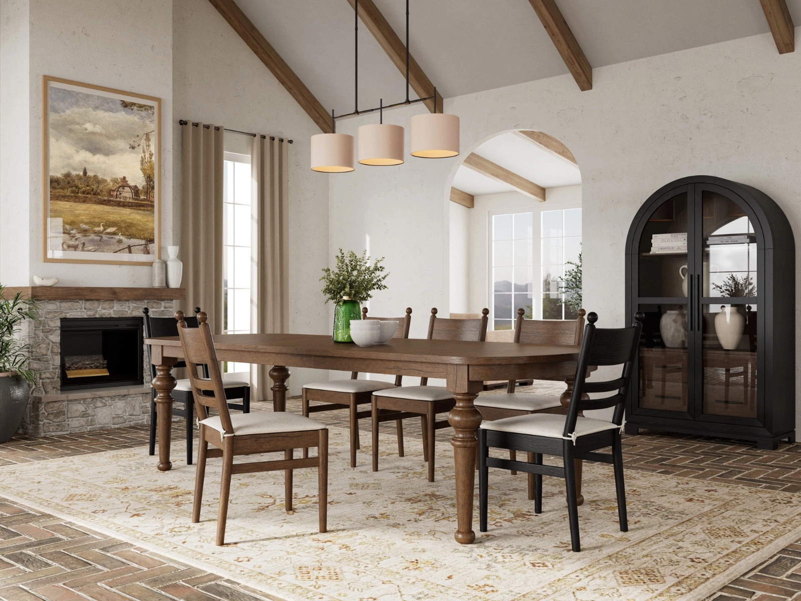 Display Cabinet-Black