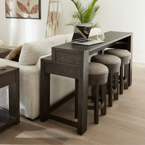 Transitional 4-Piece Sofa Table Set