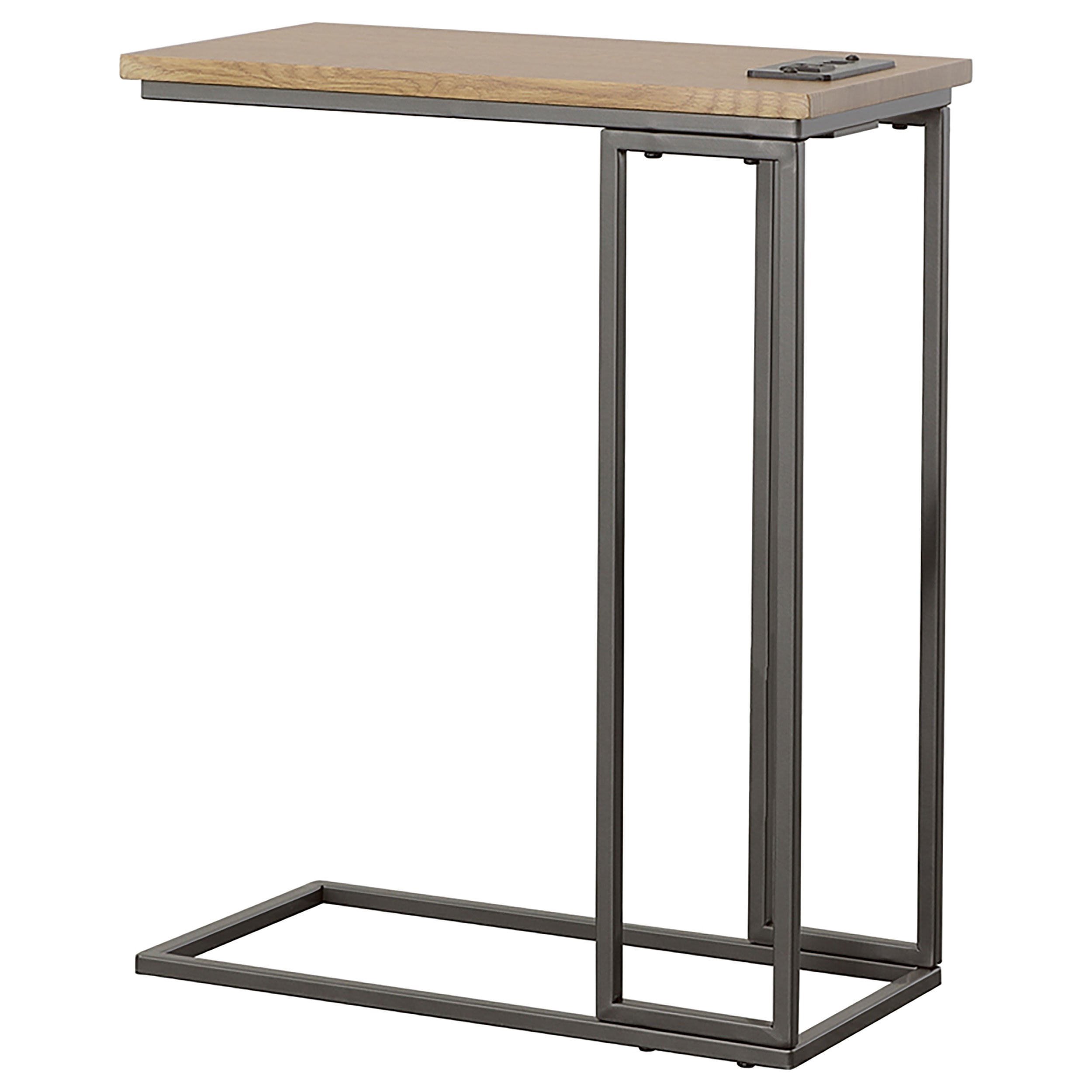 Coaster Rudy Rudy C-Shaped Side Table w/ Power Outlet