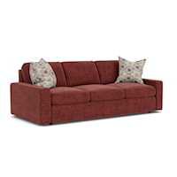 Contemporary Sofa with Track Arms